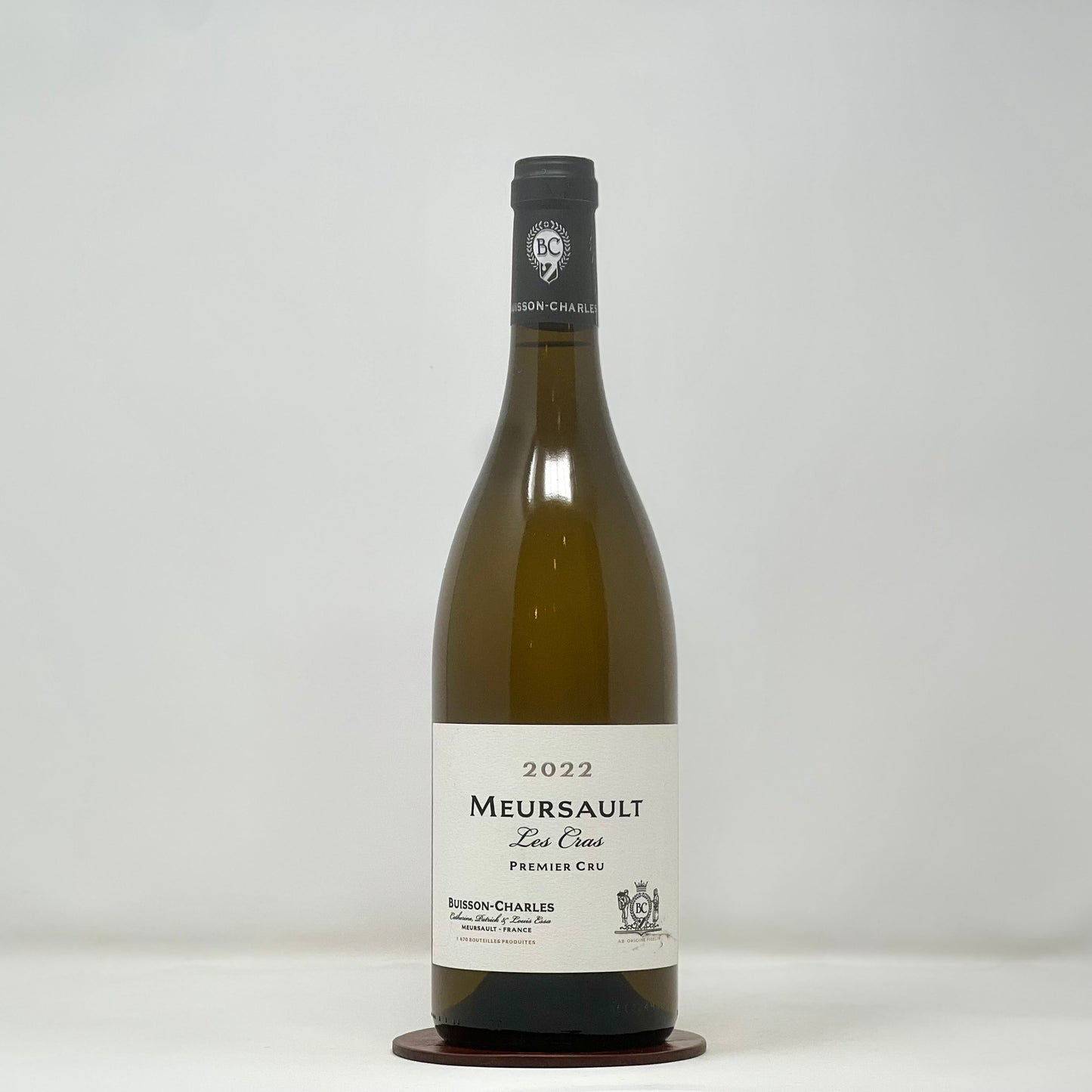 DOMAINE BUISSON-CHARLES - “Les Cras” Mersault 1er Cru 2022