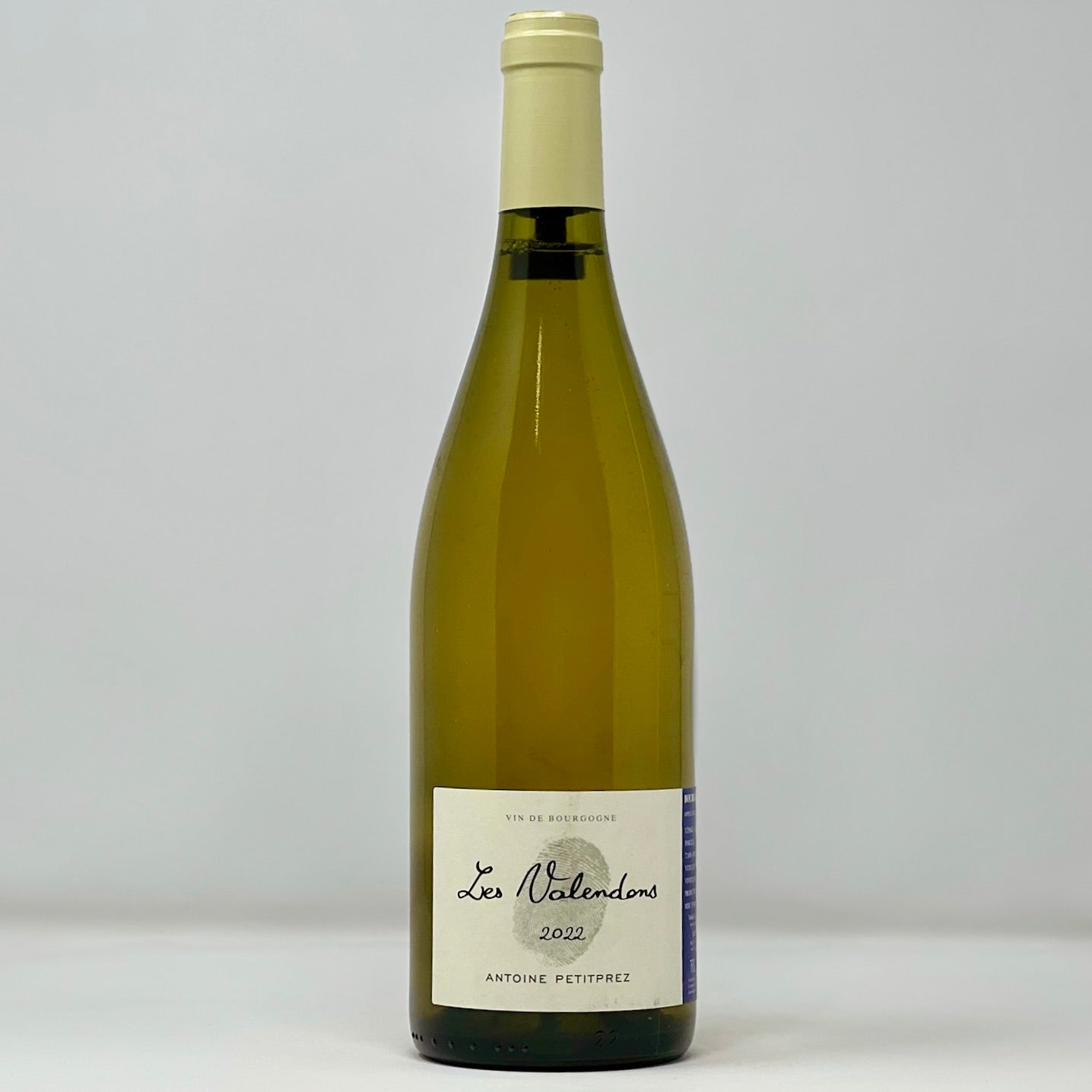 DOMAINE ULIZ - ANTOINE PETITPREZ - “Les Valendos” Bourgogne Aligote 2022