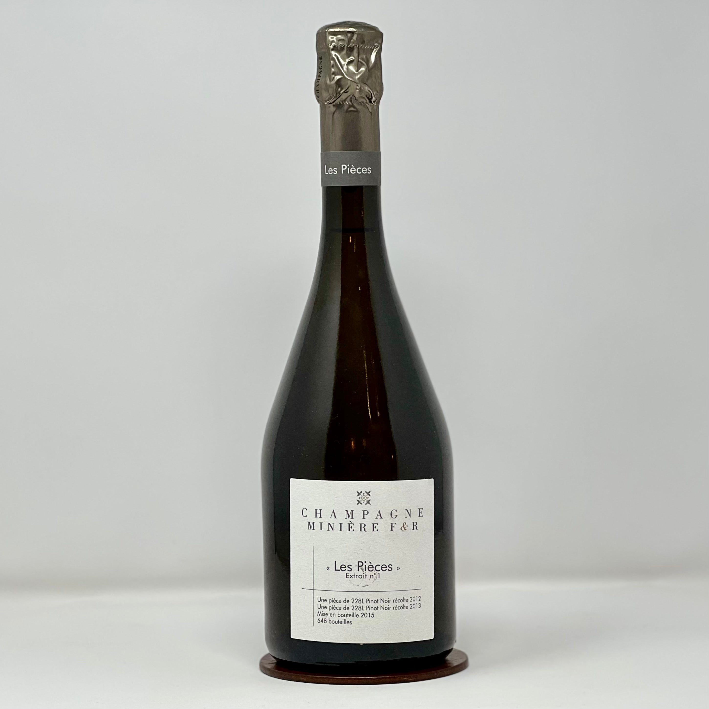 MINIERE F&R - ‘Les Pièces’ Extrait n.1 Champagne Extra Brut