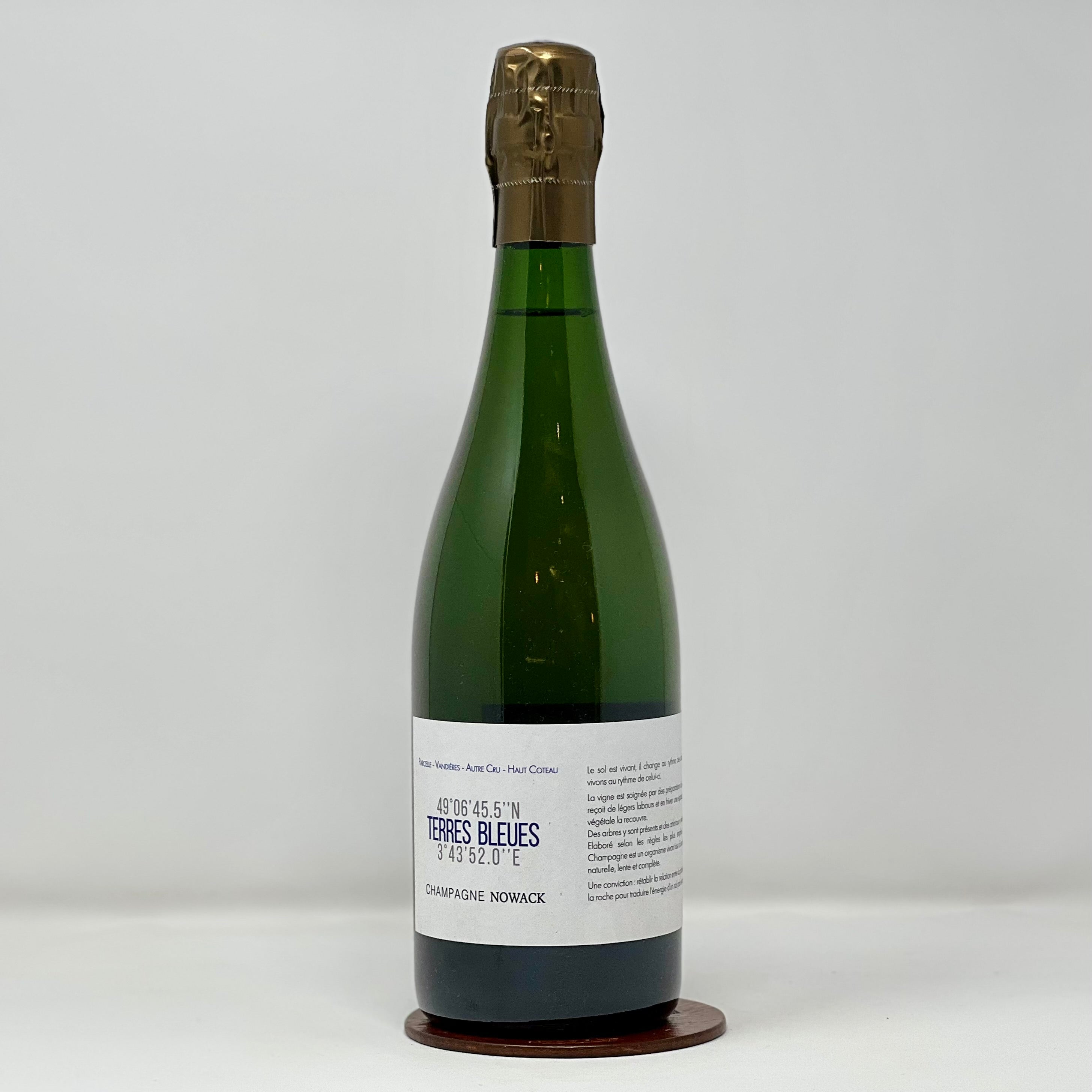 NOWACK - “Les Terres Bleues" Champagne Extra Brut 2020