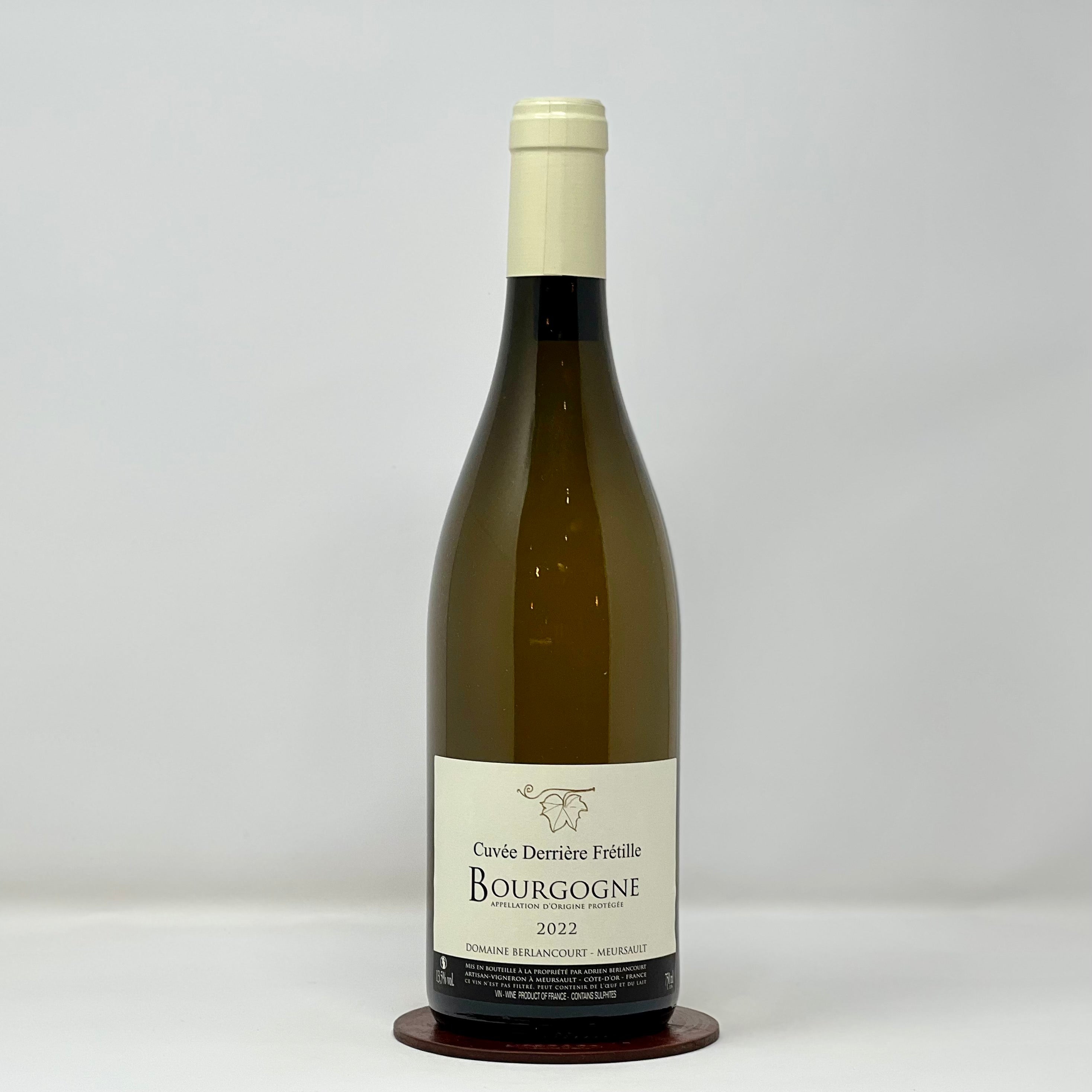 DOMAINE BERLANCOURT - ‘Derrière Frétille' Bourgogne 2022