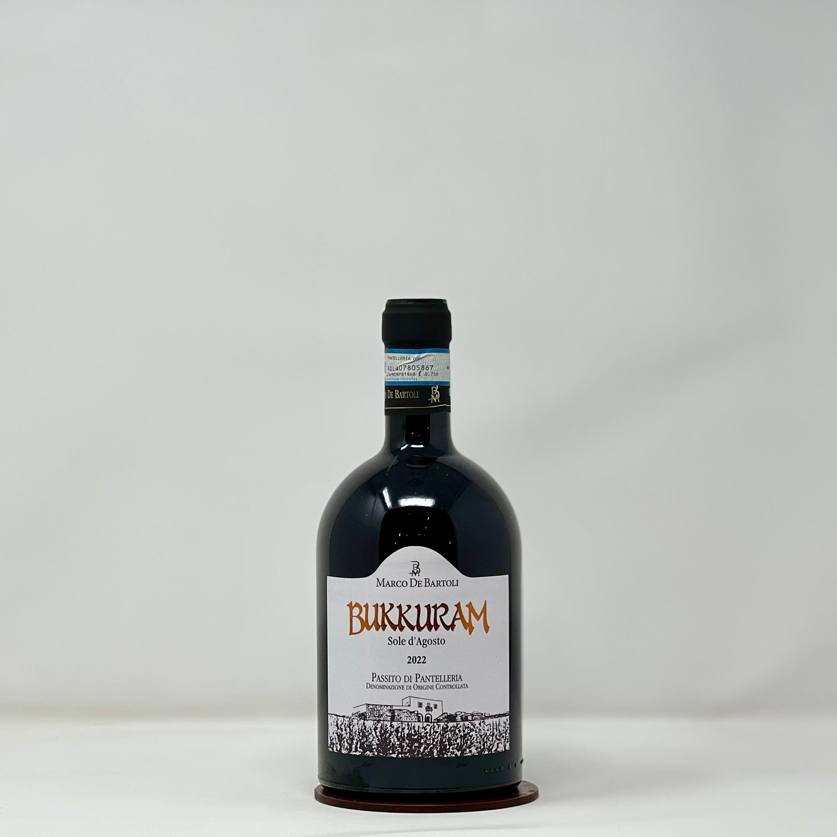 MARCO DE BARTOLI - "Bukkuram Sole d’Agosto" Passito di Pantelleria 2022