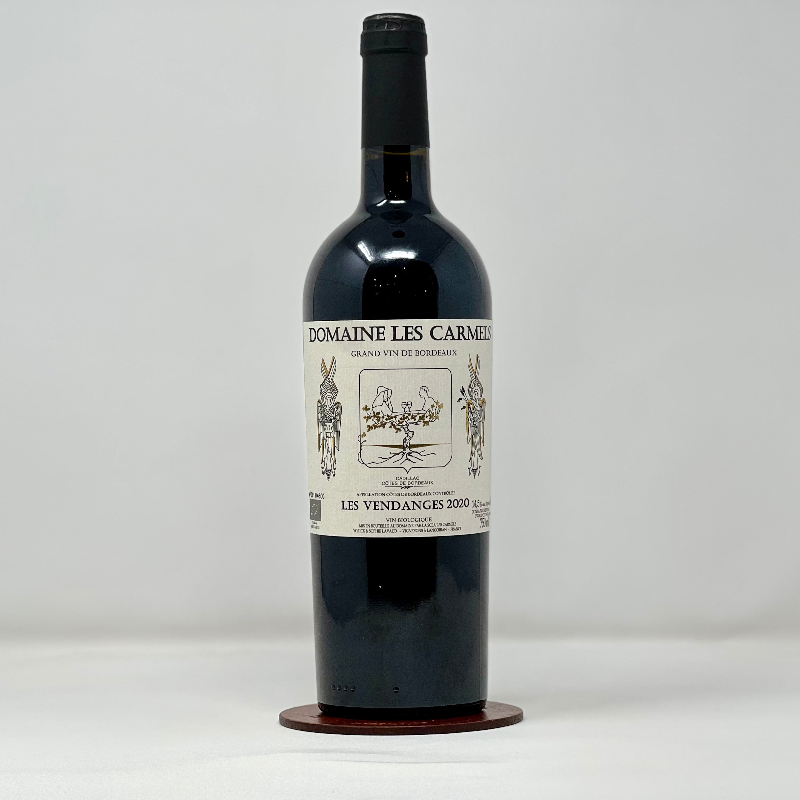 DOMAINE LES CARMELS - "Les Vendages" Cadillac Cotes de Bordeaux 2020