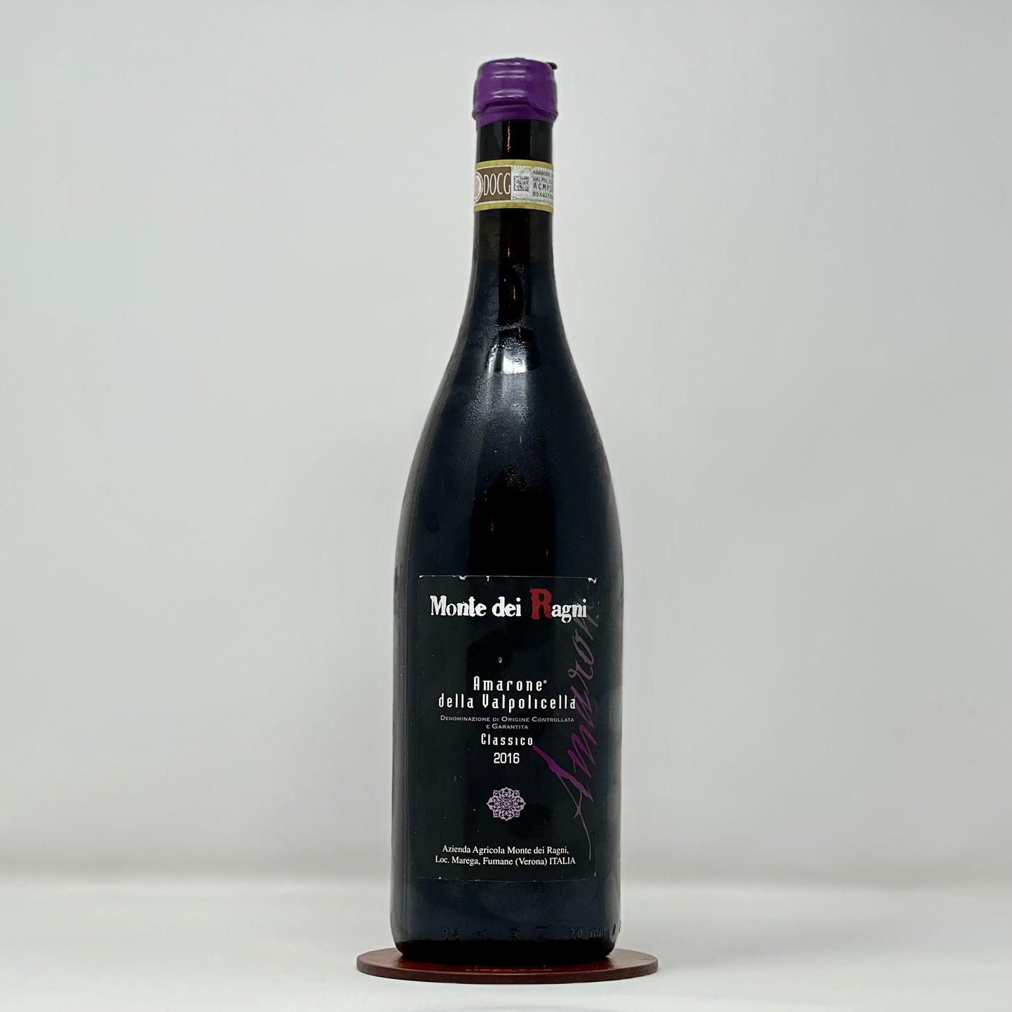 MONTE DEI RAGNI - "Amarone Classico della Valpolicella" 2016